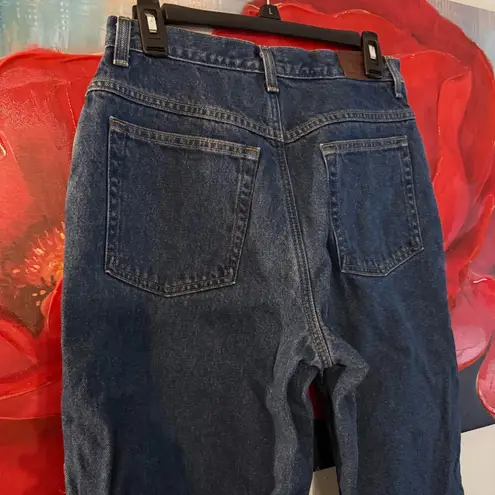 Vintage L.L. Bean Flannel Lined Double L Relaxed Fit Jeans Women's Size 6 Vtg 10 Blue