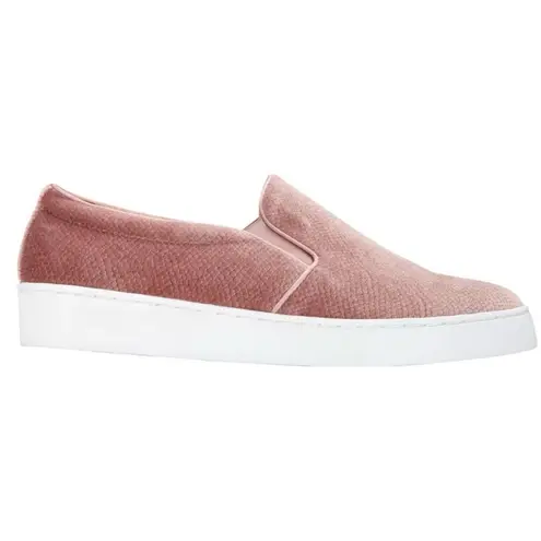 Vionic NEW Midi Holiday Velvet Slip-On Sneakers Blush Pink Women’s Size 6 Shoes