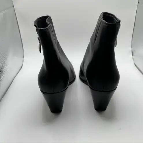 Paige EUC   Lia Bootie - Black leather ankle boots size 8