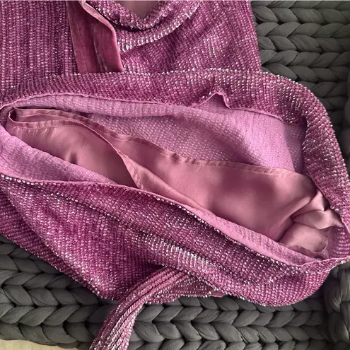 Retrofête Ella Sequin Dress Pink