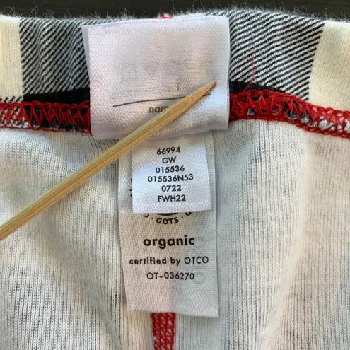 Hanna Andersson Organic Cotton Buffalo Plaid Pajama Pants XXL 2X Comfy Cabincore Black