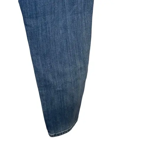 Lee  Women's Jeans Classic Distressed Skinny Hi-Rise Stretch Denim Blue Sz. 34‎