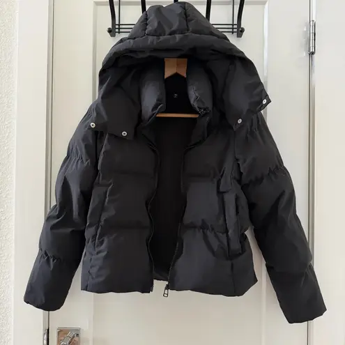 GU Warm Black Padded Women’s Jacket Puffer Jacket Size XS