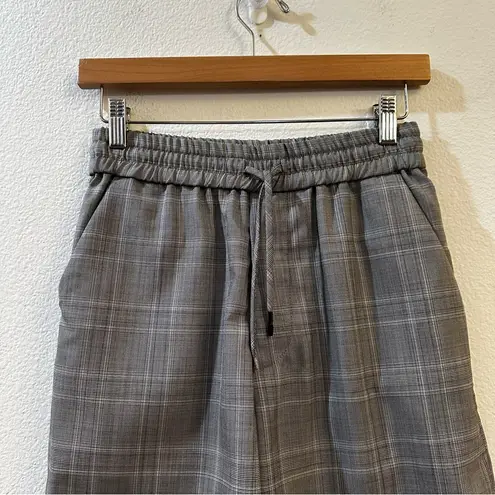 R13 Grey Wool Plaid Baggy Shorts NWT Size XS