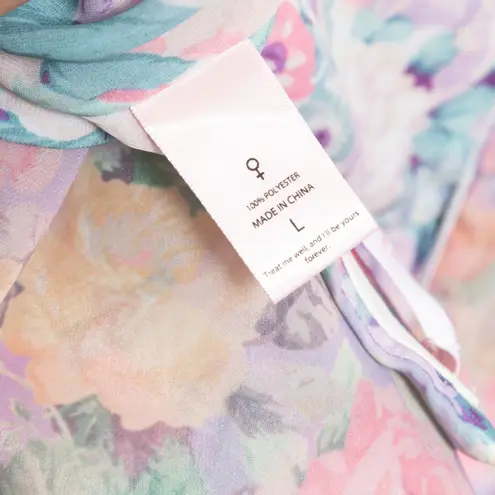 Selkie Organza Pastel Floral Print Cupcake Dress