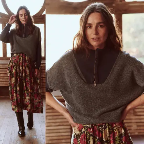 THE GREAT The Trail Sweatshirt Gray