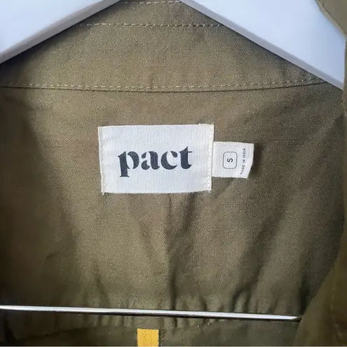 Pact Organic Cotton Woven Field Jacket in Grape Leaf Size Small