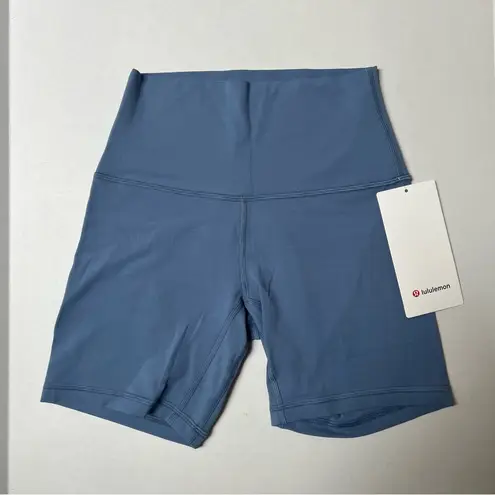 Lululemon NWT  Align High Rise Short 6” Washed Denim Women’s Shorts Size 4