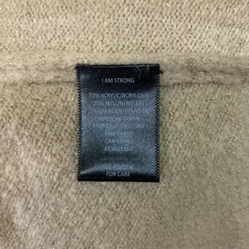 AFRM Womens Tan Shaylee Long Cardigan Duster Open Front Sweater Brown Size XS - Image 5