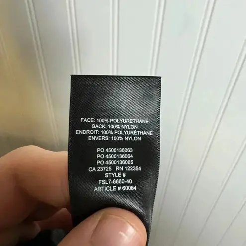 Wilfred Aritzia  Free Hi Waist Pullon Vegan Leather Black Leggings Q1