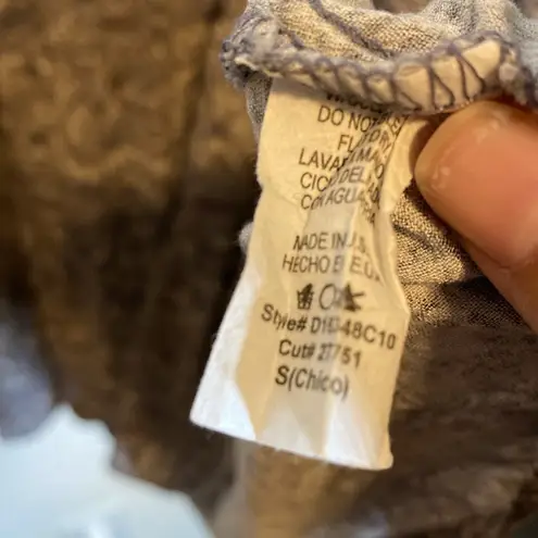 Carly Jean Los Angeles Carly Jean LA Gray Paisley Cami Dress Small