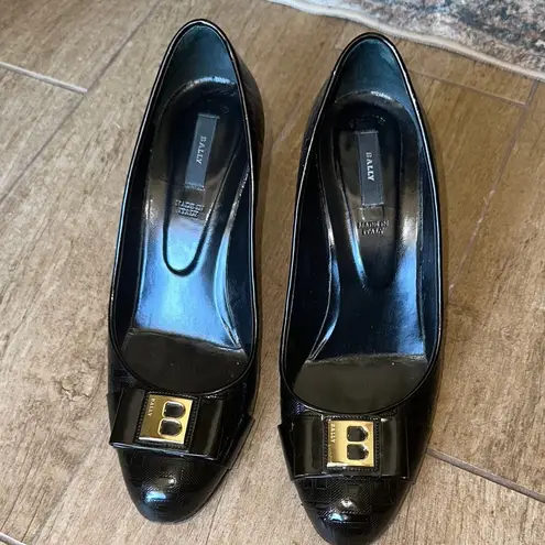 Bally Black patent Leather Women's Pumps size 38EU