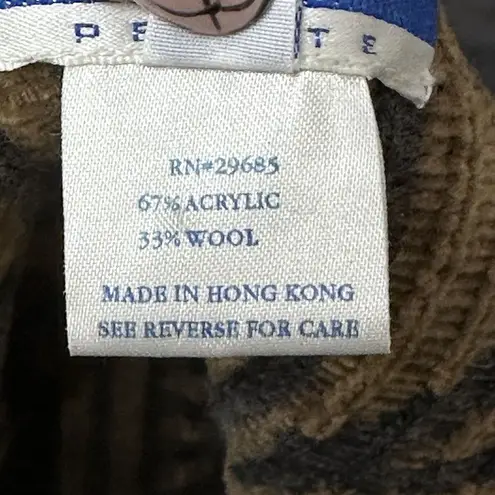 Pendleton Sweater Womens Small Gray Cardigan Full Zip Wool Acrylic Jacket VTG