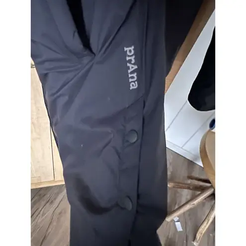 prAna Betania Down Parka Women's Size S Black Hooded Full Zip