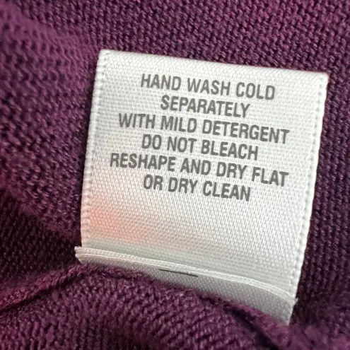 Dressbarn Cardigan Women 3X Open Front Short Sleeve Soft Stretch Workwear Casual Purple