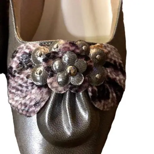 Vintage Annie Heels Womens 7.5M Gently Used Gray Unique Size 7.5