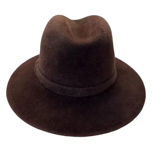 Vintage Brown Launcelot Genuine Velour Hat