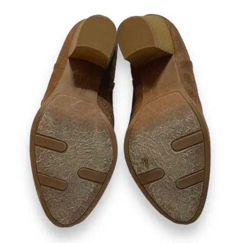 Fergalicious Fegalicious 2008 Boots Women’s 7.5M Chelly Ankle Booties Braided Brown Suede