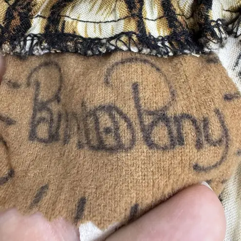 Painted Pony Tiered Maxi Skirt OS Animal Print Festival 90s Broomstick Boho Y2K Brown Size undefined