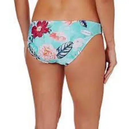 Seafolly Modern Love Bikini Bottom Size 10 Floral Blue