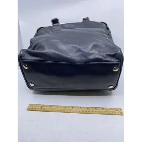 Jimmy Choo Justine Handbag Black Leather Shoulder Bag