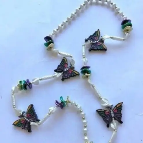 Butterfly Necklace Beaded Birthday Party Parade