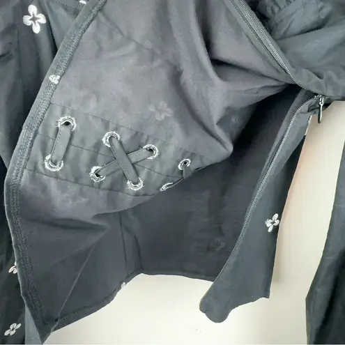 Lost + Wander Nightshade Long Sleeve Top Black White One Size