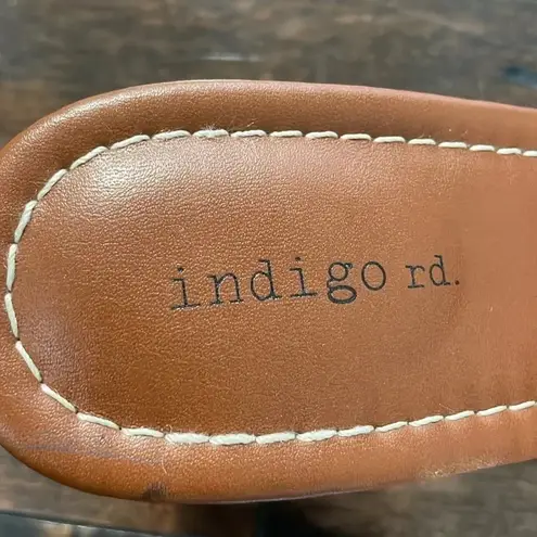 Indigo rd. Open Toe Chunky Platform Clog Heel Red Scalloped Size Women’s size 8 - Image 8