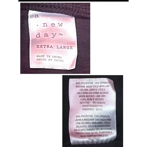 One A Day Elastic Fleece Cargo Black Legging Pants Size XL Streetwear Gorpcore