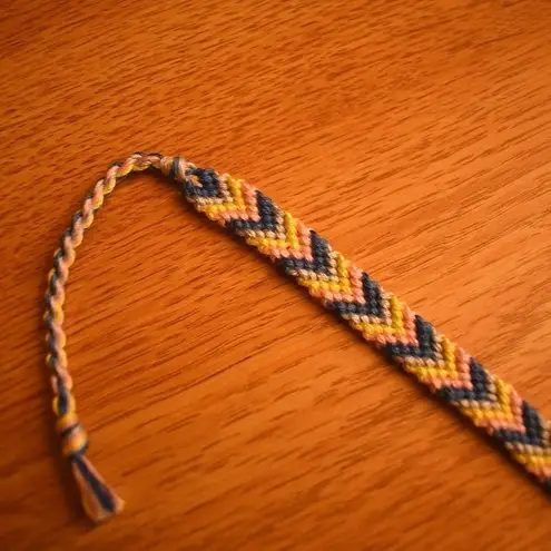 Handmade 10/$25 Navy Gold Woven Bracelet