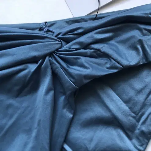 Luxe NWT by Lisa Vogel Front Twist Metallic Bikini