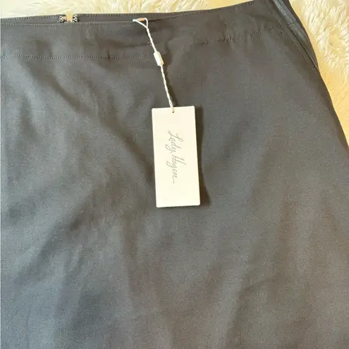 Lady Hagen Lady Hagan Black Lined Golf Skirt Matte Detail Pockets Plus Size 16 New w Tags