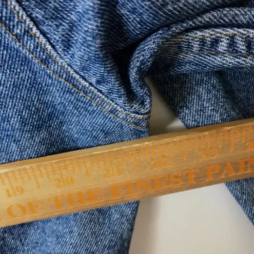 Harley Davidson 90s Vintage  Motorcycles Womens Medium Blue Denim Jacket Eagle M