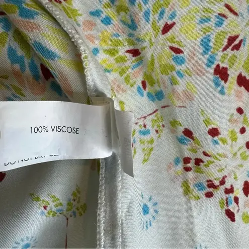 Poupette St. Barth Abstract Floral Wrap Skirt Size XS