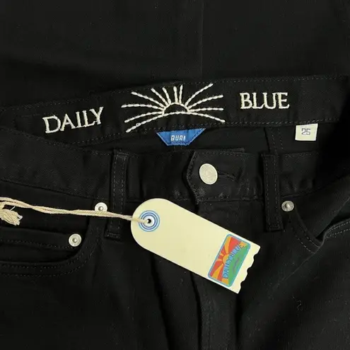 Daily Blue by Adriano Goldschmied Burn Straight Leg Jean in True Black sz 25 NWT