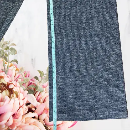 Charles Youssef Wide Wide Leg Pants Y2K VTG Heather Grey Sz 8 Made In USA