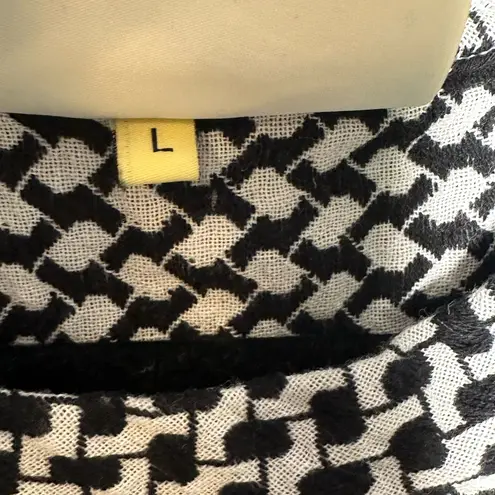 Summery Copenhagen Black and White Cotton Sleeveless Size L Lined Lightweight Size L