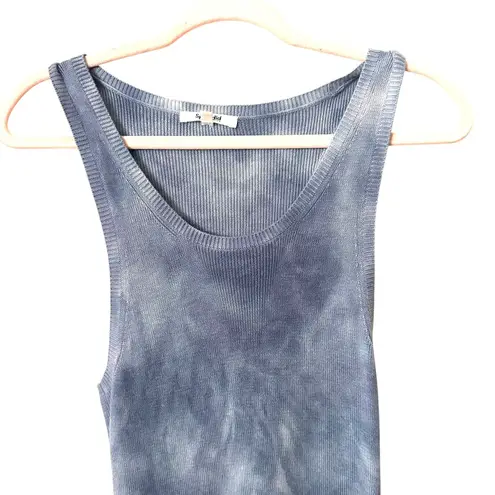 Splendid  Tie Dye Midi Knit Tank Dress Blue‎ Small