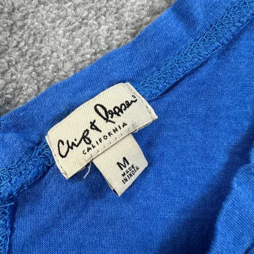 Chip & Pepper California Blue Swing Tank Top Size Medium V-Neck Sleeveless