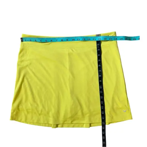 Callaway Womens Solid TrueSculpt Skort Womens Size XL Lime Green Golf Tennis