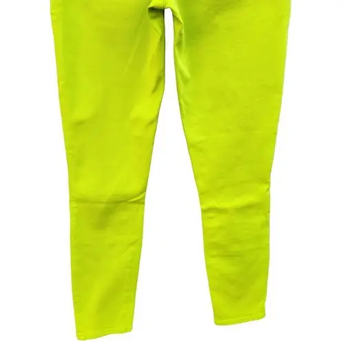 L'Agence NWT  Womens Size 25 Margot High-Rise Ankle Skinny Neon Green Jeans