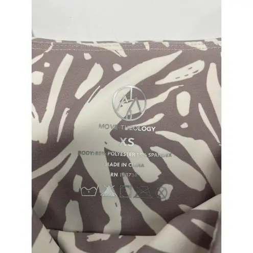 Move Theology 7/8th Leggings Brown White High