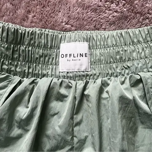 Aerie OFFLINE BY  green workout shorts size xs