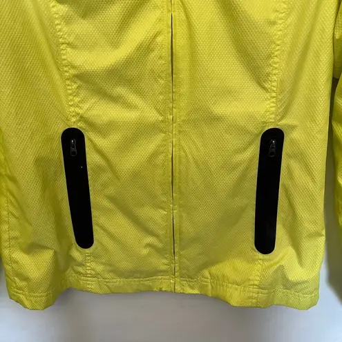 ep pro  Tour Tech Womens Jacket Size Small Golf Full Zip Neon Yellow Pockets