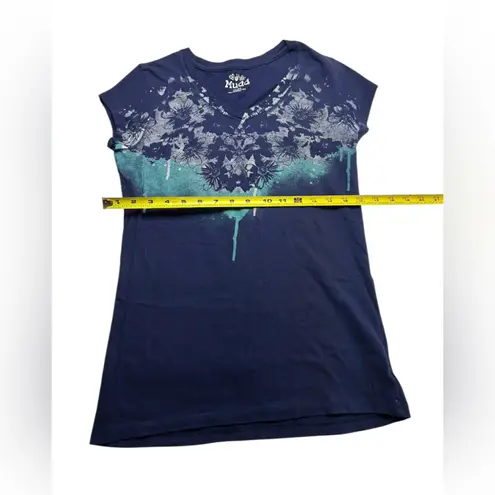 Mudd Y2K Deadstock  Graphic Tee – McBling Butterfly & Floral Print | 100% Cotton