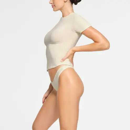 SKIMS Cotton Jersey T-Shirt in Bone, Size Large