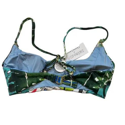 Christian LaCroix Swiminista x Play Top in Jardin Exo Chic Print Medium New