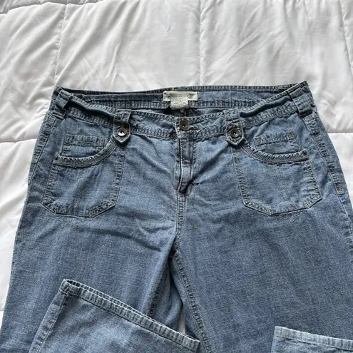 Vintage 90s Y2K Freestyle Low Rise Baggy Denim Jeans Womens Size 20 Grunge Indie Blue