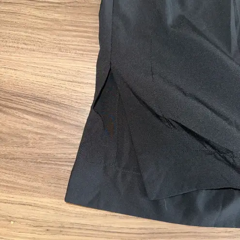 Soft Surroundings black wide leg crop pants size petite large