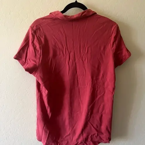 L.L.Bean  collared short sleeve tee